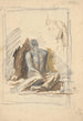 Studie af en siddende mandlig figur - Ladislav Mednyánszky — visning af kunstværket