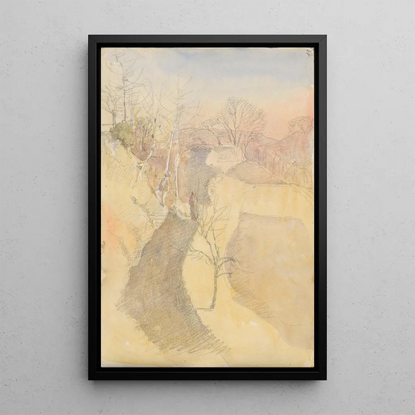 Ladislav Mednynszky - Landscape study.webp