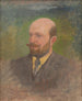 Portrait af en mand med slips - Ladislav Mednyánszky — visning af kunstværket