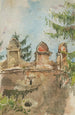 La tour du manoir à Strky - Ladislav Mednyánszky — visning af kunstværket
