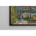 Reproduktion af maleriet Lagny-maleri, Nono ved Gitteret i Haven - Henri Lebasque