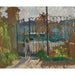 Reproduktion af maleriet Lagny-maleri, Nono ved Gitteret i Haven - Henri Lebasque