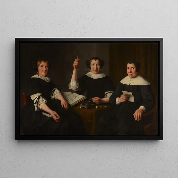 Lambert Doomer - Drie regentessen van het proveniershuis van het mannengasthuis te Alkmaar.webp