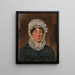 Portrait af Mme Ben Marshall - Lambert Marshall — indrammet kunstværk på væggen