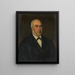 Portrait af grundlæggeren Eduard Vetter - Lambert Sustris — indrammet kunstværk på væggen