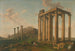 Vue du Temple de Jupiter et de l'Acropole - Lancelot-Théodore Turpin de Crissé — visning af kunstværket