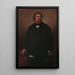 Portrait af Francis Walsingham Tracy - Lars Gustaf Sellstedt — indrammet kunstværk på væggen
