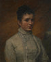 Portrait af en dame - Lars Gustaf Sellstedt — visning af kunstværket