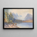 Lac Diamant Wakatipu - Laurence William Wilson — indrammet kunstværk på væggen