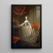 Maria Luisa de Parme 1751-1819, kommende dronning af Spanien - Laurent Pécheux — indrammet kunstværk på væggen