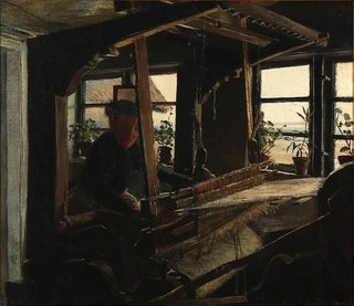 Laurits Andersen Ring - Interir fra Hanehoved Huse fiskerleje i Melby Sogn.webp