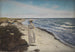 Dame ved stranden i Karrebæksminde, Zélande - Laurits Andersen Ring — visning af kunstværket