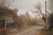 La Route à Mogenstrup, Zélande, efterår - Laurits Andersen Ring — visning af kunstværket