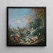 Lavandières - François Boucher — indrammet kunstværk på væggen