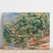 Reproduktion af maleriet Lavandières ved Løven - Pierre-Auguste Renoir