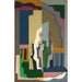 Reproduktion af maleriet Lavans-lès-Saint-Claude, Jura, Kvinder på balkonen - Georges Valmier