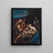 L'Adoration des bergers - Lavinia Fontana — indrammet kunstværk på væggen