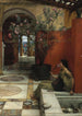 En laurbærkvist - Lawrence Alma-Tadema — visning af kunstværket