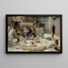 Kvinderne i Amphissa - Lawrence Alma-Tadema — indrammet kunstværk på væggen