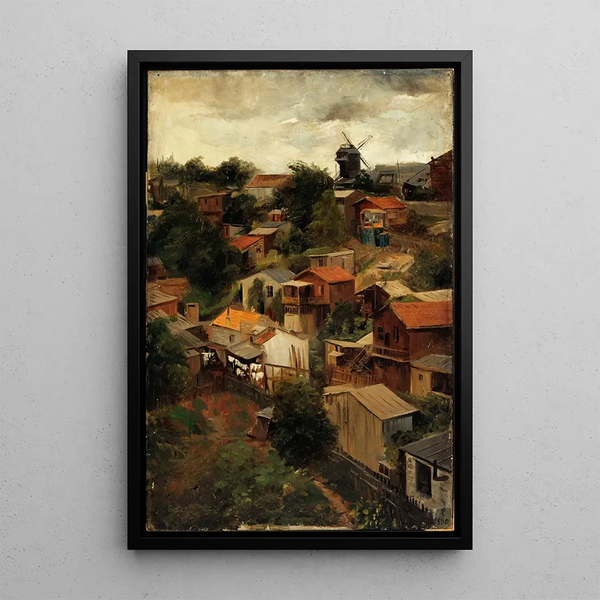 Lazar Meyer - Le Maquis de Montmartre vu de la rue Caulaincourt.webp