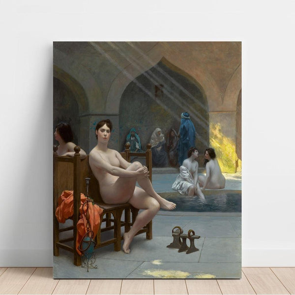 Reproduktion af maleriet Le Bain des Femmes - Jean-Léon Gérôme