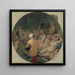 Le Bain turc - Jean-Auguste-Dominique Ingres — indrammet kunstværk på væggen