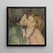 Le Baiser - Elizabeth Nourse — indrammet kunstværk på væggen