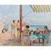 Reproduktion af maleriet Le Bar sur la Plage - Henri Lebasque