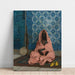 Reproduktion af maleriet Le Barde Noir - Jean-Léon Gérôme