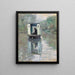 Reproduktion af maleriet Le Bateau-Atelier - Claude Monet