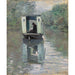 Reproduktion af maleriet Le Bateau-Atelier - Claude Monet