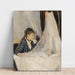 Reproduktion af maleriet Le Berceau de Berthe Morisot