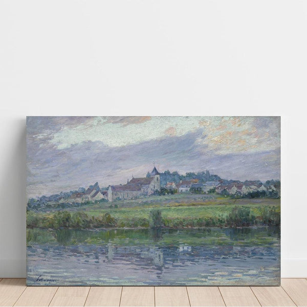 Reproduktion af maleriet Le Bords de la Marne près de Montévrain - Henri Lebasque