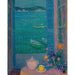 Reproduktion af maleriet Le Bouquet à la Fenêtre, Villefranche-sur-Mer - Henri Le Sidaner