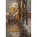 Reproduktion af maleriet Le Canal, Sne, Gisors - Henri Le Sidaner