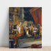 Reproduktion af maleriet "Le Cardinal de Richelieu Disant la Messe dans la Chapelle du Palais Royal" af Eugène Delacroix