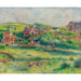 Reproduktion af maleriet Le Châlet De Blanche Pierson À Pourville - Pierre-Auguste Renoir