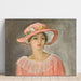Reproduktion af maleriet Le Chapeau Rose - Henri Lebasque