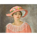 Reproduktion af maleriet Le Chapeau Rose - Henri Lebasque