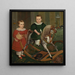 Le Cheval de bois - Robert Peckham — indrammet kunstværk på væggen