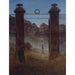 Reproduktion af maleriet Le Cimetière - Caspar David Friedrich