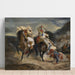 Reproduktion af maleriet Le Combat du Giaour et de Hassan - Eugène Delacroix