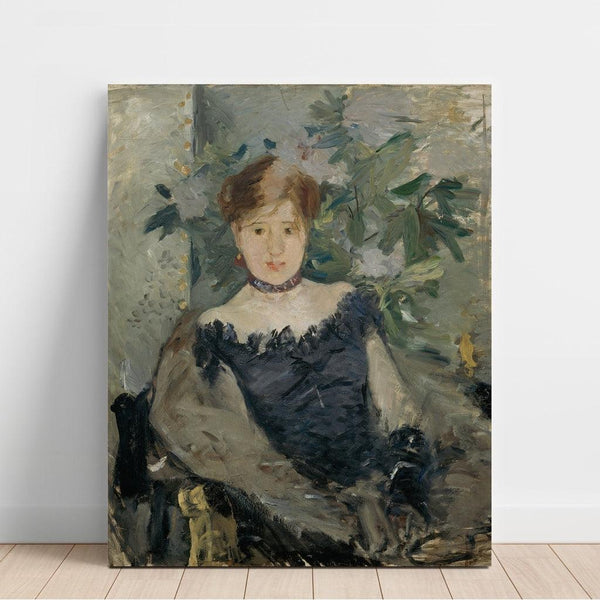 Reproduktion af maleriet Le Corsage Noir - Berthe Morisot