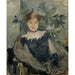 Reproduktion af maleriet Le Corsage Noir - Berthe Morisot