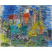 Reproduktion af maleriet Le Dépiquage Bleu - Raoul Dufy
