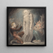 Le Fantôme de Samuel apparaissant à Saül - William Blake — indrammet kunstværk på væggen
