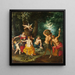 Le Festin de Bacchus - Jan Brueghel den Yngre — indrammet kunstværk på væggen