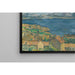 Reproduktion af maleriet Le Golfe de Marseille set fra l'Estaque - Paul Cézanne