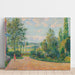 Reproduktion af maleriet af maleriet Le Jardin d'Octave Mirbeau, la Terrasse, Les Damps - Camille Pissarro