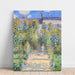 Reproduktion af maleriet af Claude Monet - Le Jardin de Monet à Vétheuil | Maleri